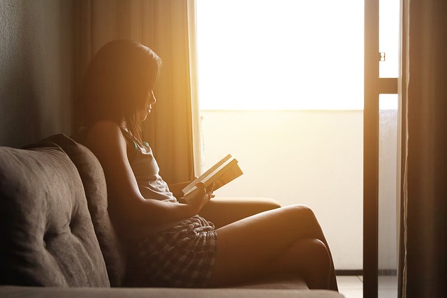 reading, woman, girl