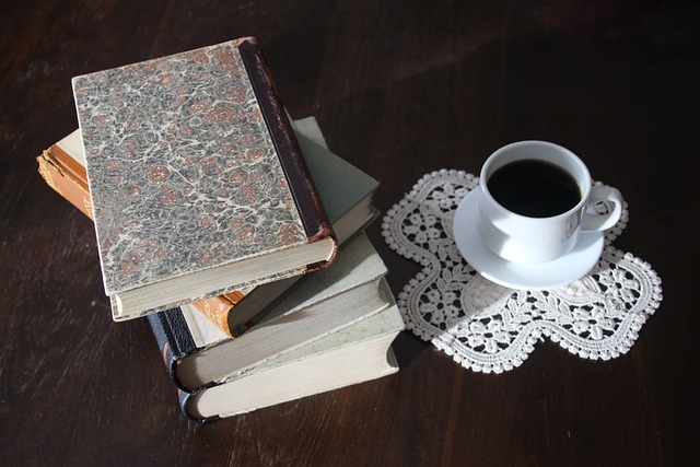 books, old book, stack