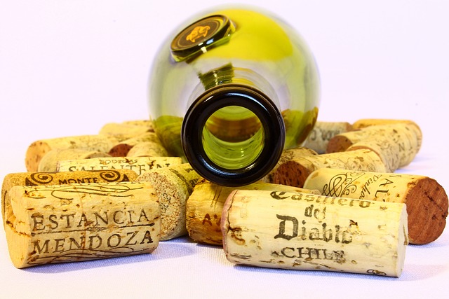 wine bottle, corks, wine corks