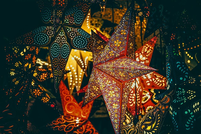 stars, lanterns, lighting