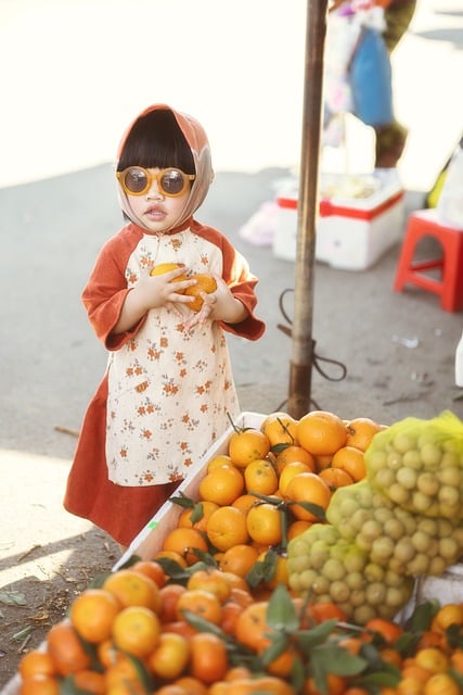 little girl, vietnam, farmer