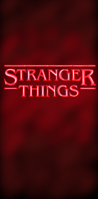 stranger things, wallpaper, title sequence