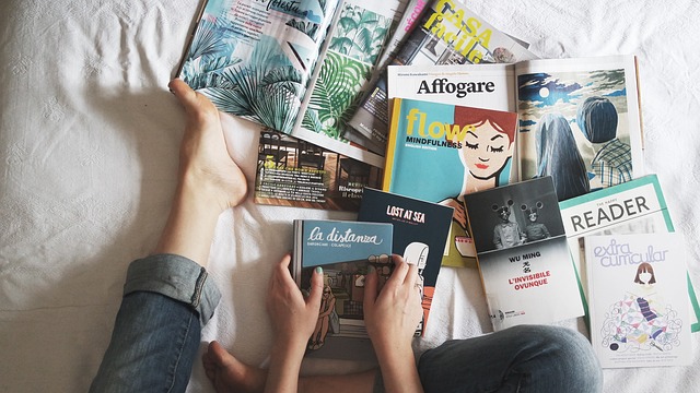 reading, books, magazine