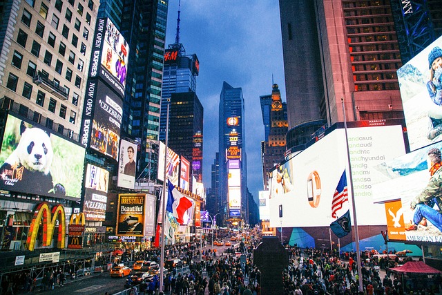 city, time square, nyc