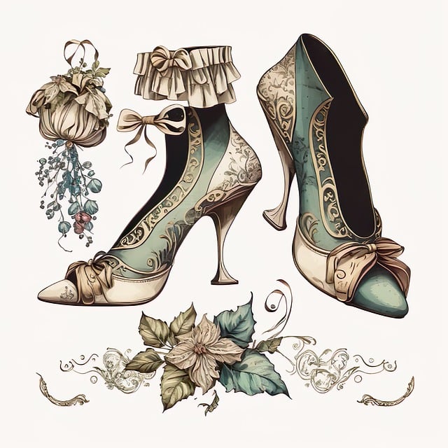 regency, antique shoes, vintage shoes