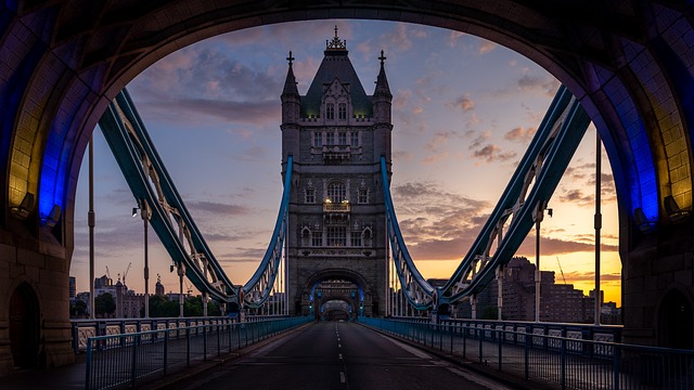 london, tower bridge, sunrise