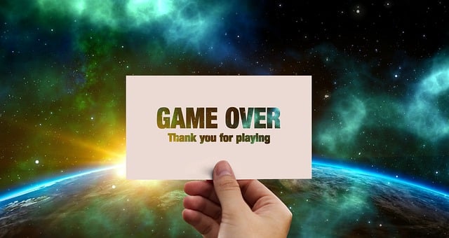 game over sign